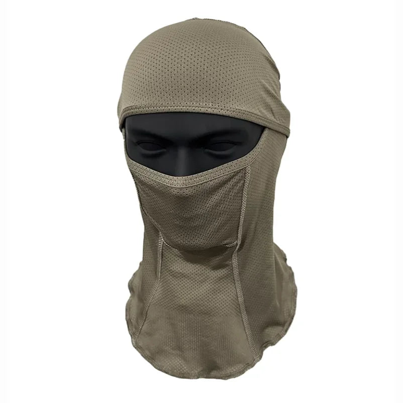 The New Generation Of High-elasticity Breathable Comfortable Tactical Headgear Outdoor Sports Full Face Mask