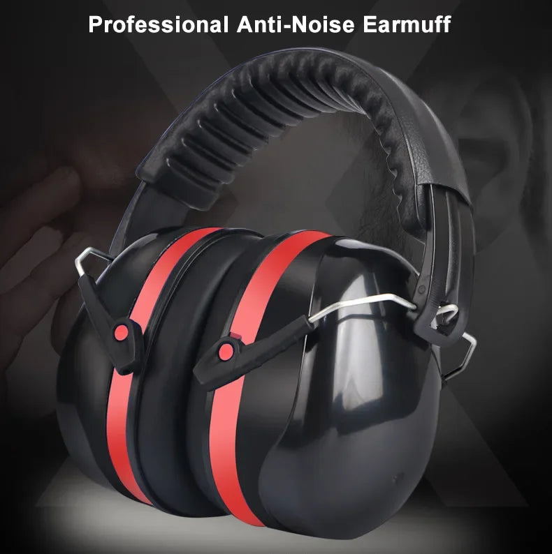 Anti-Noise Head Earmuffs Foldable Ear Protector SNR-35dB For Kids/Adults Study Sleeping Work Shooting Hearing Safe Protection