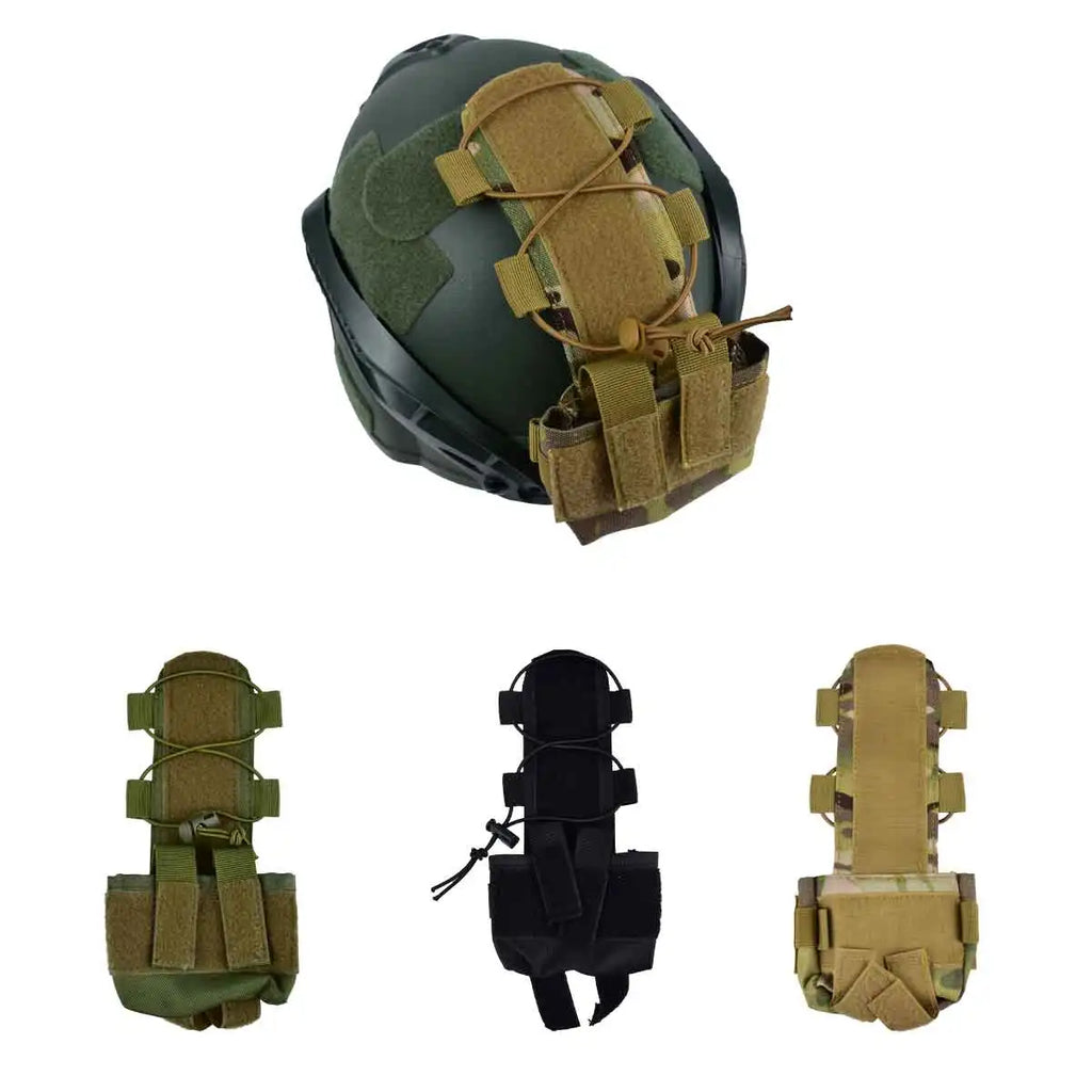 FAST Helmet MK2 Battery Pouch Battery Pack M-LOK Helmet Counterweight Pack Tactical Helmet  Accessories Cordura fabric US Velcro