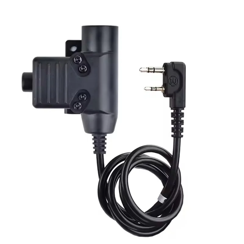 AB94-Tactical MH180 MH180-V Bone Conduction Headset Speaker Atlantic Signal Earphone Airsoft Headphone 7.0 PLUG Kenwood PTT