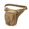 New Outdoor Camouflage Training Leg Bag Outdoor Training Camping Small Waist Bag Mountaineering Cycling Multi functional Waterpr
