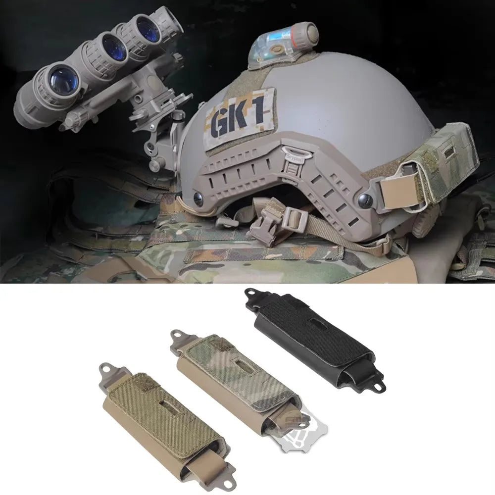 FMA Helmet Balancing Bags (With Five Weight Blocks) Helmet Accessories With ARC Rails Tactical Holder Balance Pouch