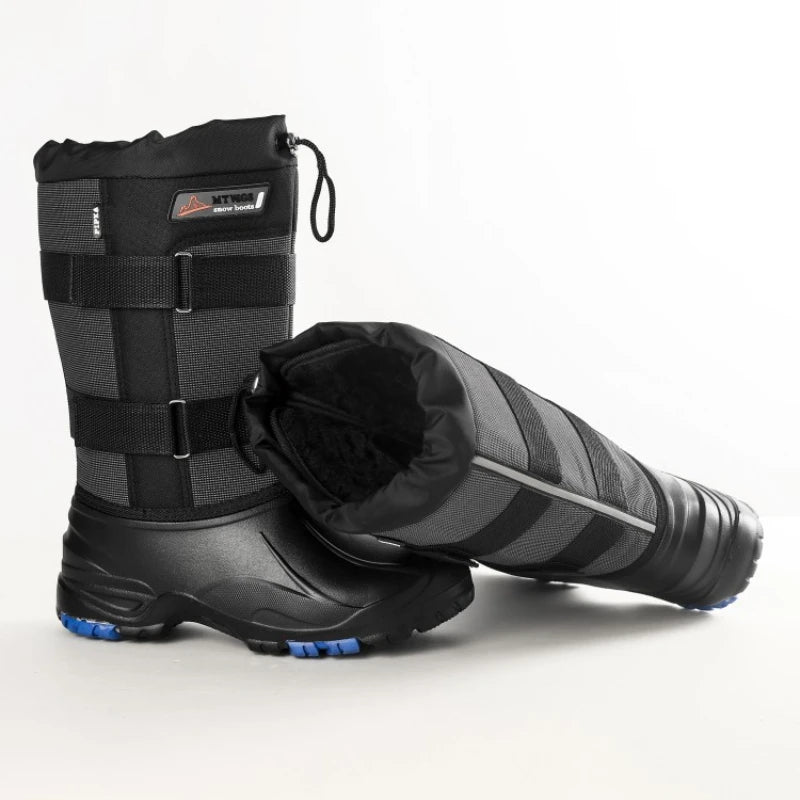 Winter Boots 2026 New Camouflage Snow Boots Men Shoes Rain Waterproof With Fur Plush Warm Male Casual Mid-Calf Work Fishing Boot