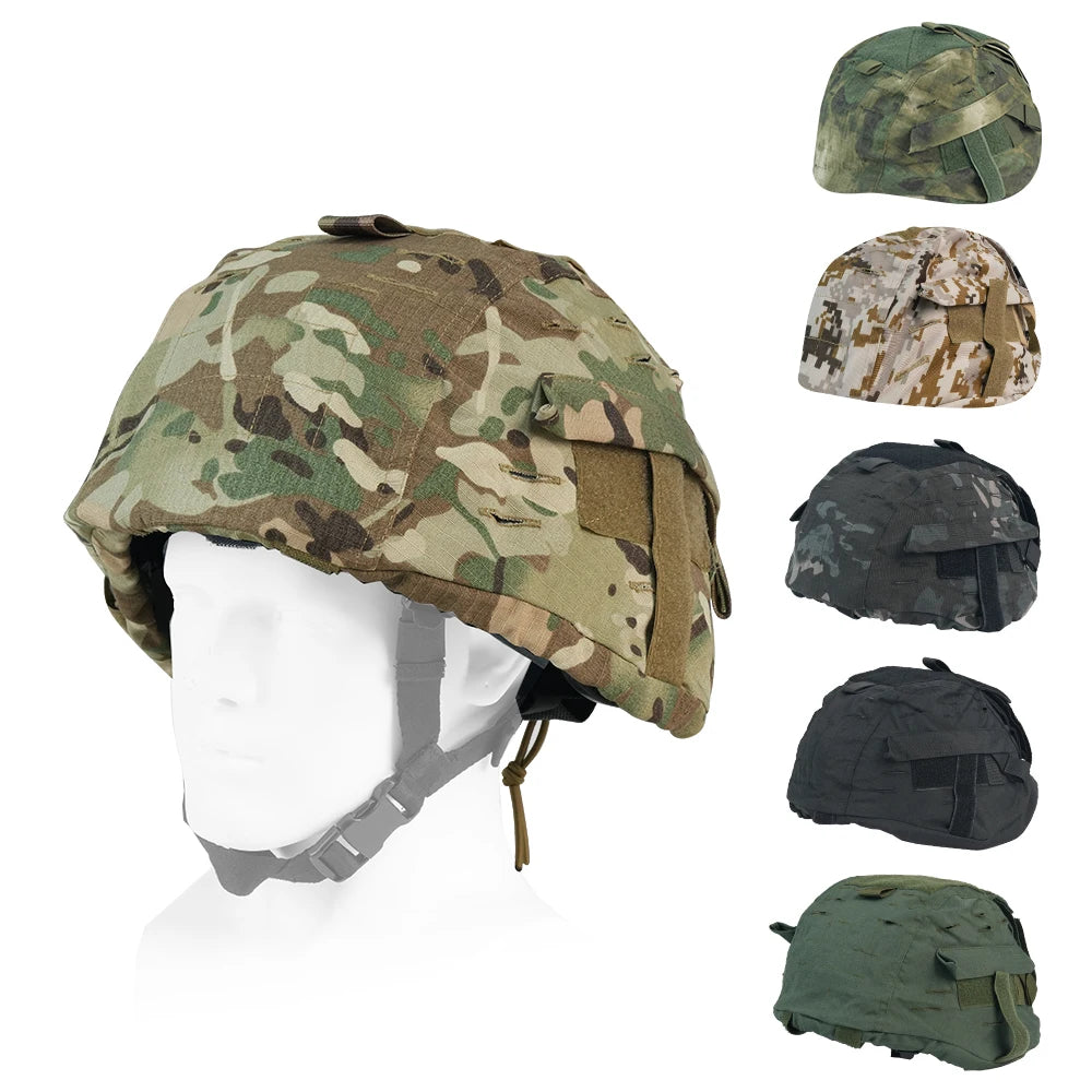 BOOIU Tactical Helmet Cover Camouflage Airsoft Helmet Cloth for MICH2000 CS Outdoor Hunting Helmets Accessories