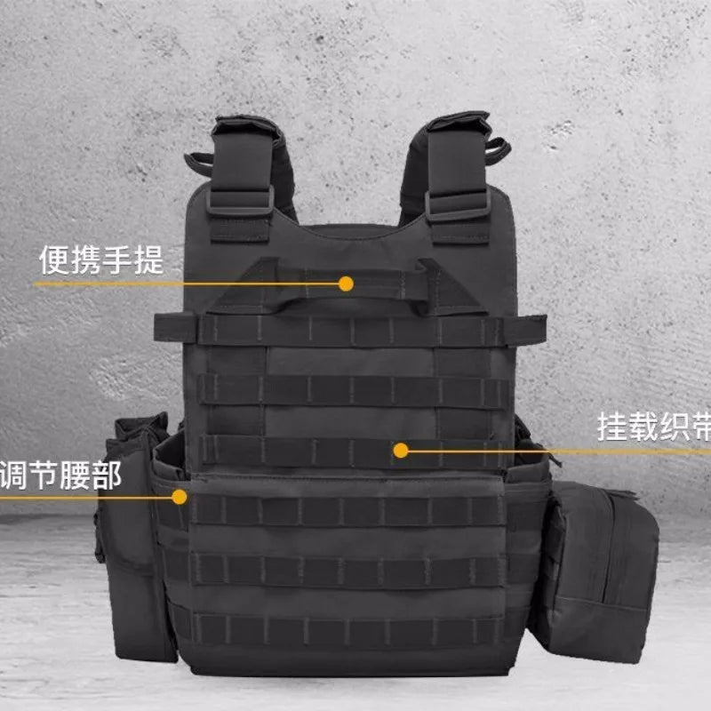 Children Nylon Gear Tactical Vest Body Protection Hunting Carrier Children Accessories Pouch Training Camping Kid Camo Vest