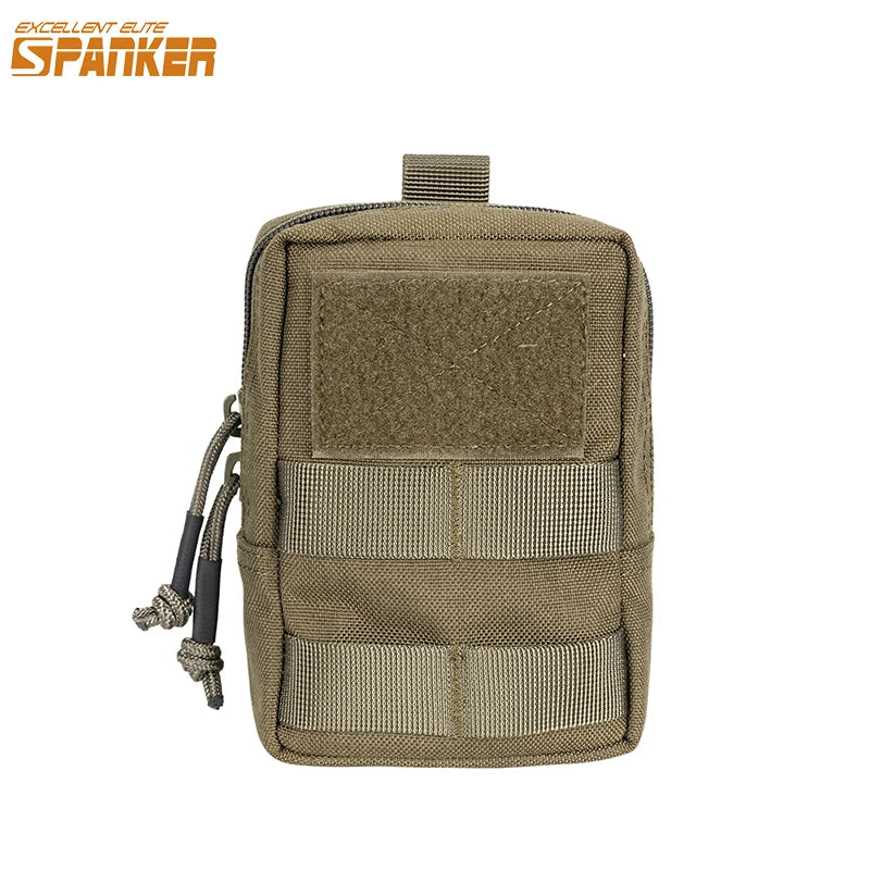 EXCELLENT ELITE SPANKER Tactical Equipment Outdoor Micro Utility Molle Multi-function Pocket Waist Pouch Gadget Storage Accessor