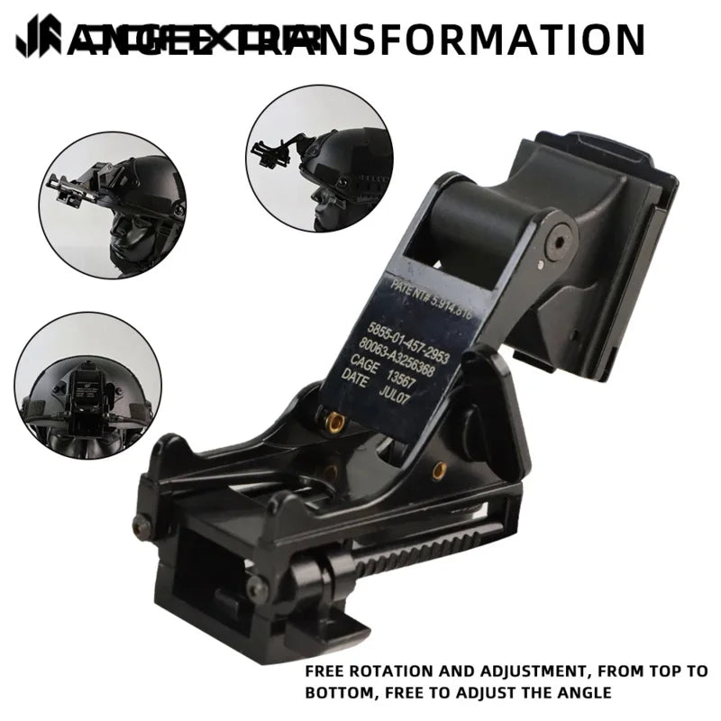 JOAXOR Night Vision Goggles Holder Bracket MICH M88 Metal Fast Helmet Mount Kit Helmet Accessories Rhino NVG PVS-7 PVS14