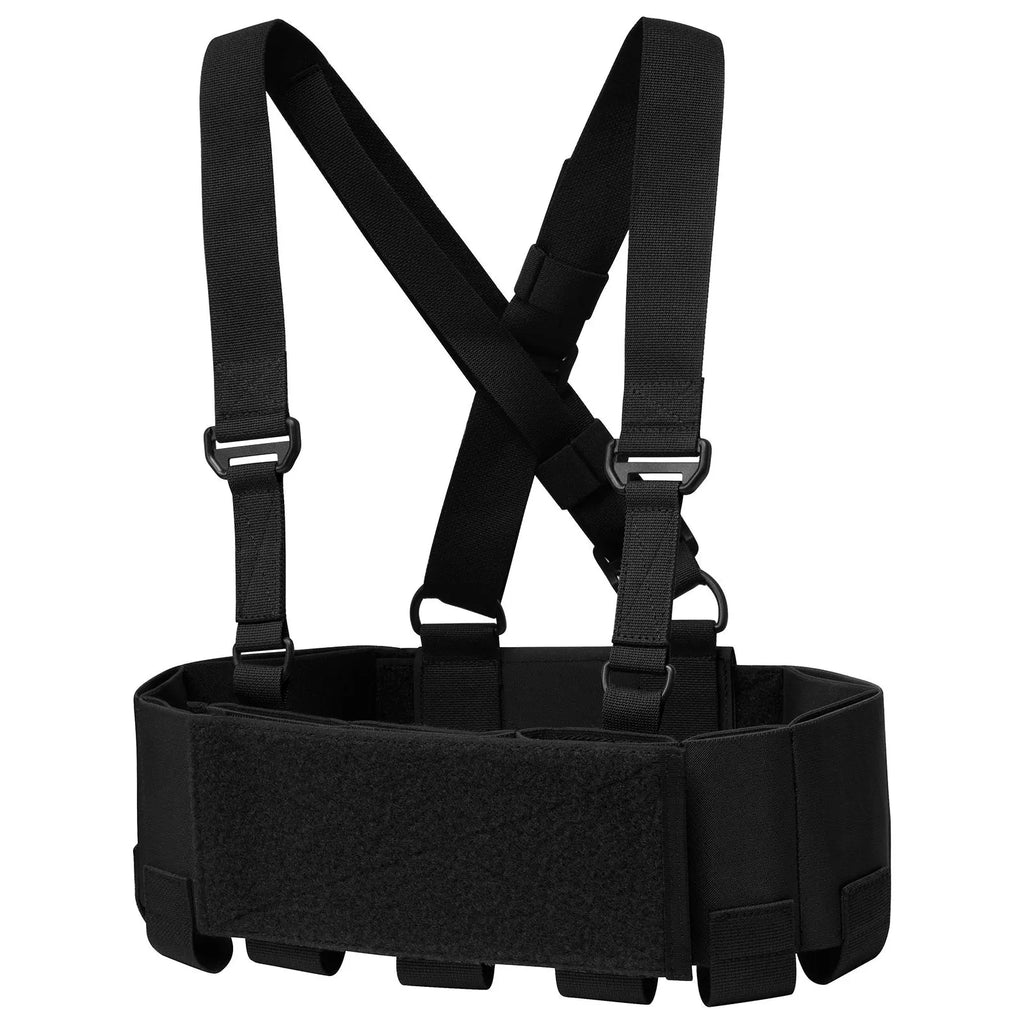 KRYDEX Tactical 556 Ready Chest Rig Low Vis Lightweight Concealed Carry Chest Rig Vest With Elastic Magazine Radio Tool Pouch
