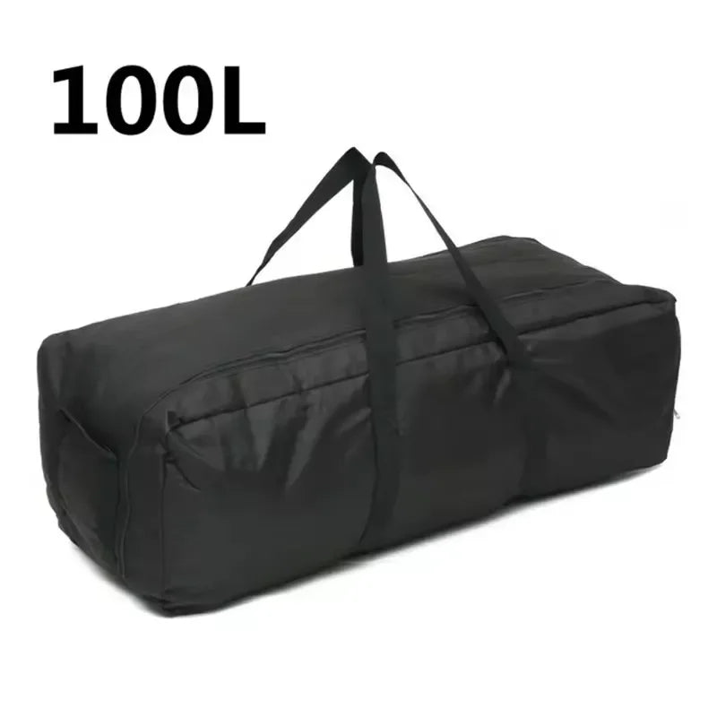 1680D Oxford Fabric Outdoor Waterproof Storage Bag | 55L-150L Foldable Luggage Duffle Backpack Waterproof Large Hiking Handbags