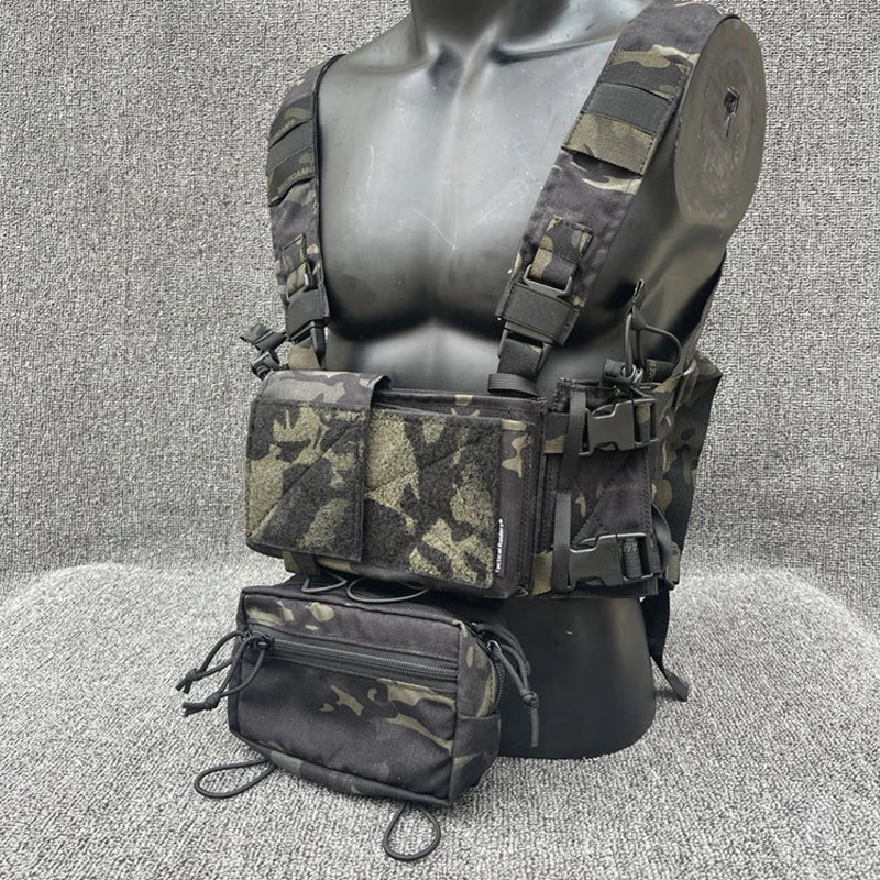Tactical Hanging Pouch MK3 MK4 Plate Carrier Abdominal Bag Vest Multi-Functional EDC Multicam Fanny Pack Gear