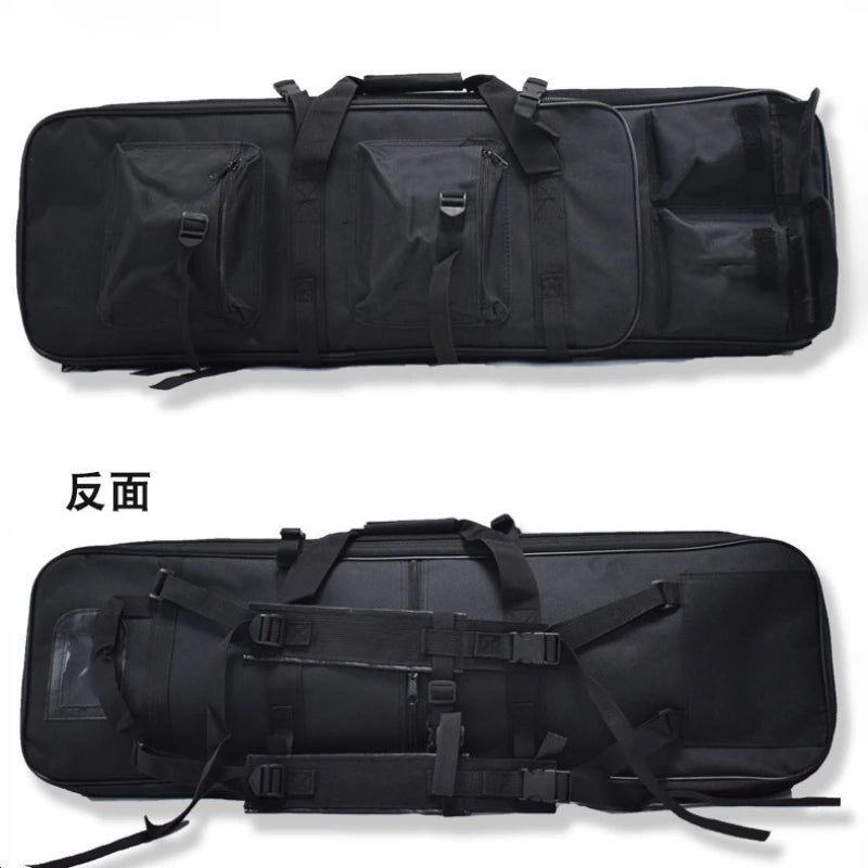 85/100/120cm Dual Rifle Carrying Gun Bag Backpack Airsoft Holster Hunting Backpack Long Guns Case Square Carry Bags