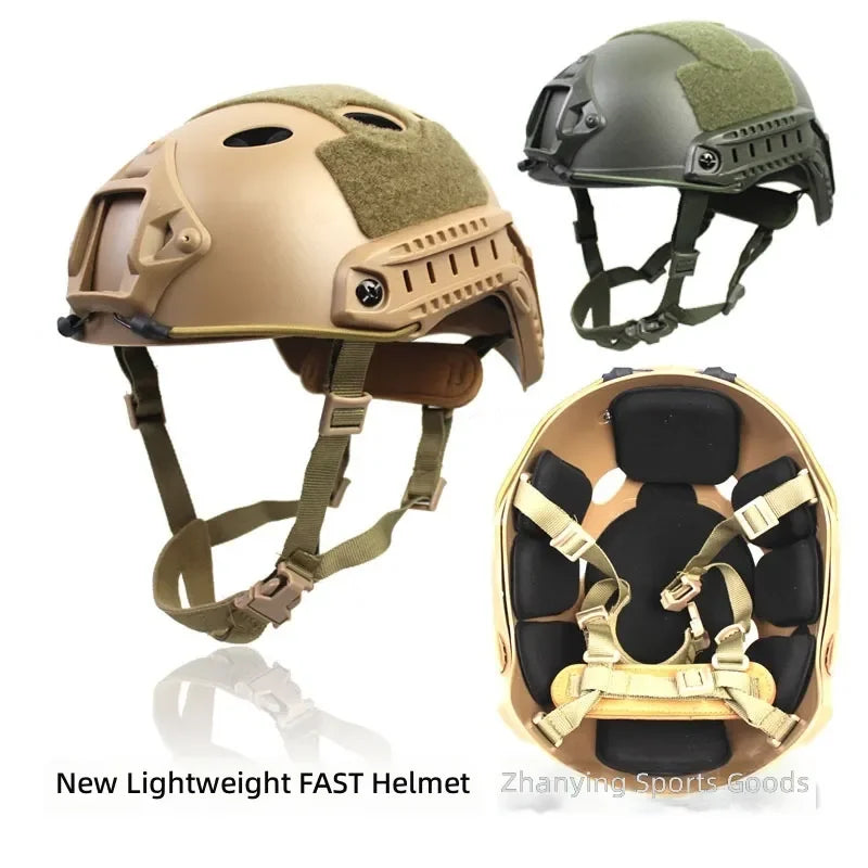 Ultra Lightweight Tactical Helmet for Military Police Airsoft Paintball with AF Suspension System Compatible with FAST Ultra