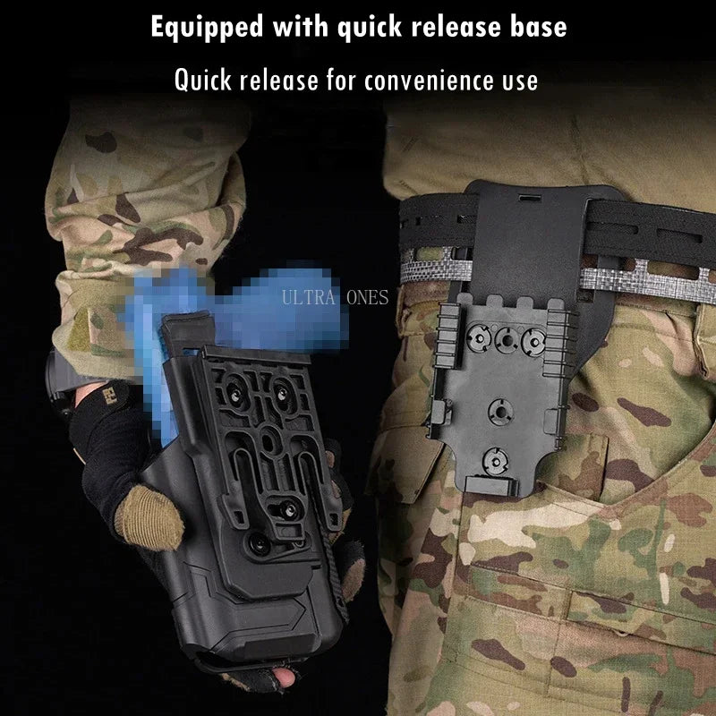 Universal Gun Holster X300U Flashlight Tactical Pistol Holster Hunting Wargame Shooting for Combat Sports Handgun Case