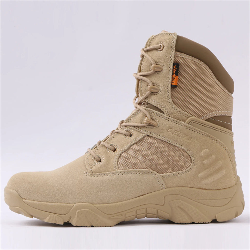 Delta Winter Men's Hunting Boots Tactical Desert Shoes Outdoor Mountaineering Breathable Wear-Resistant Hiking Shoes