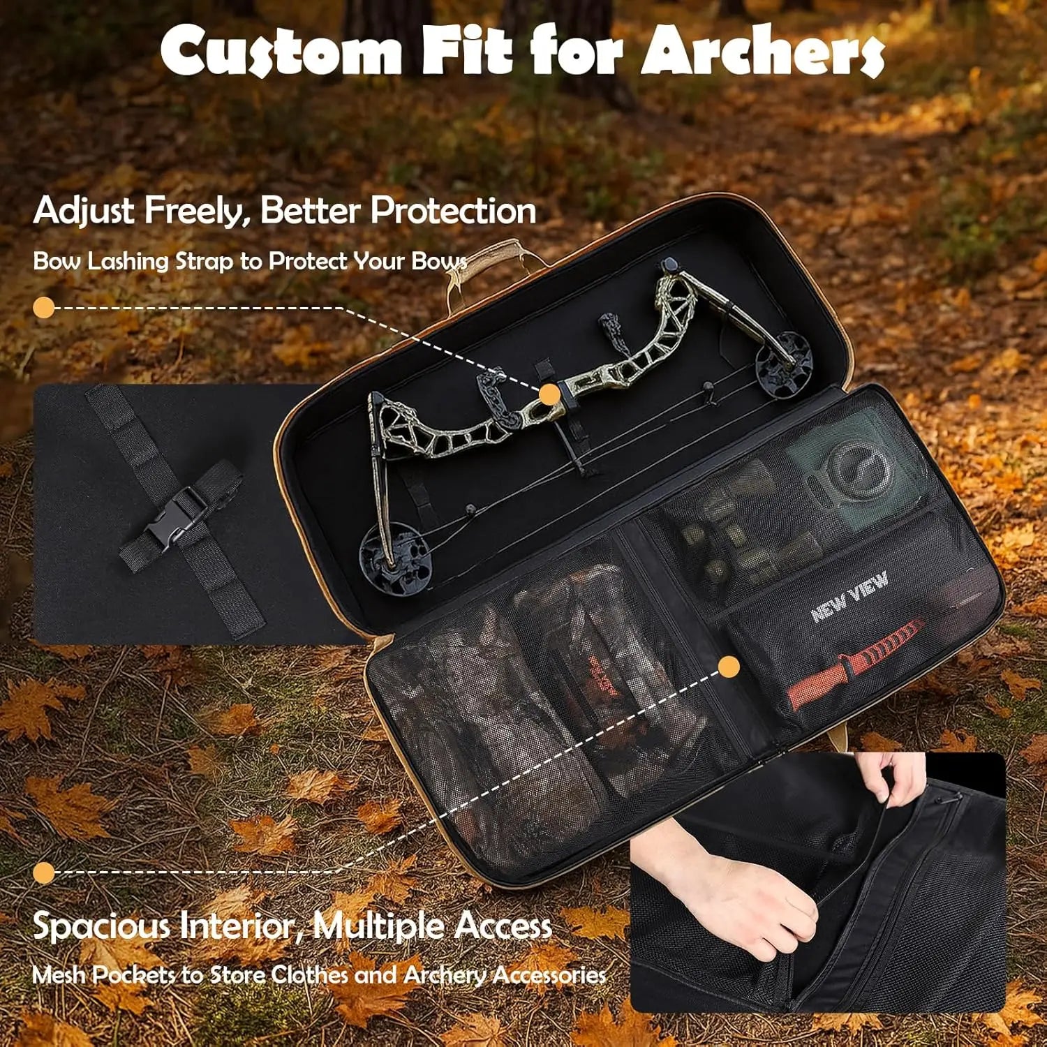 NEW VIEW 36 inch Bow Case Backpack