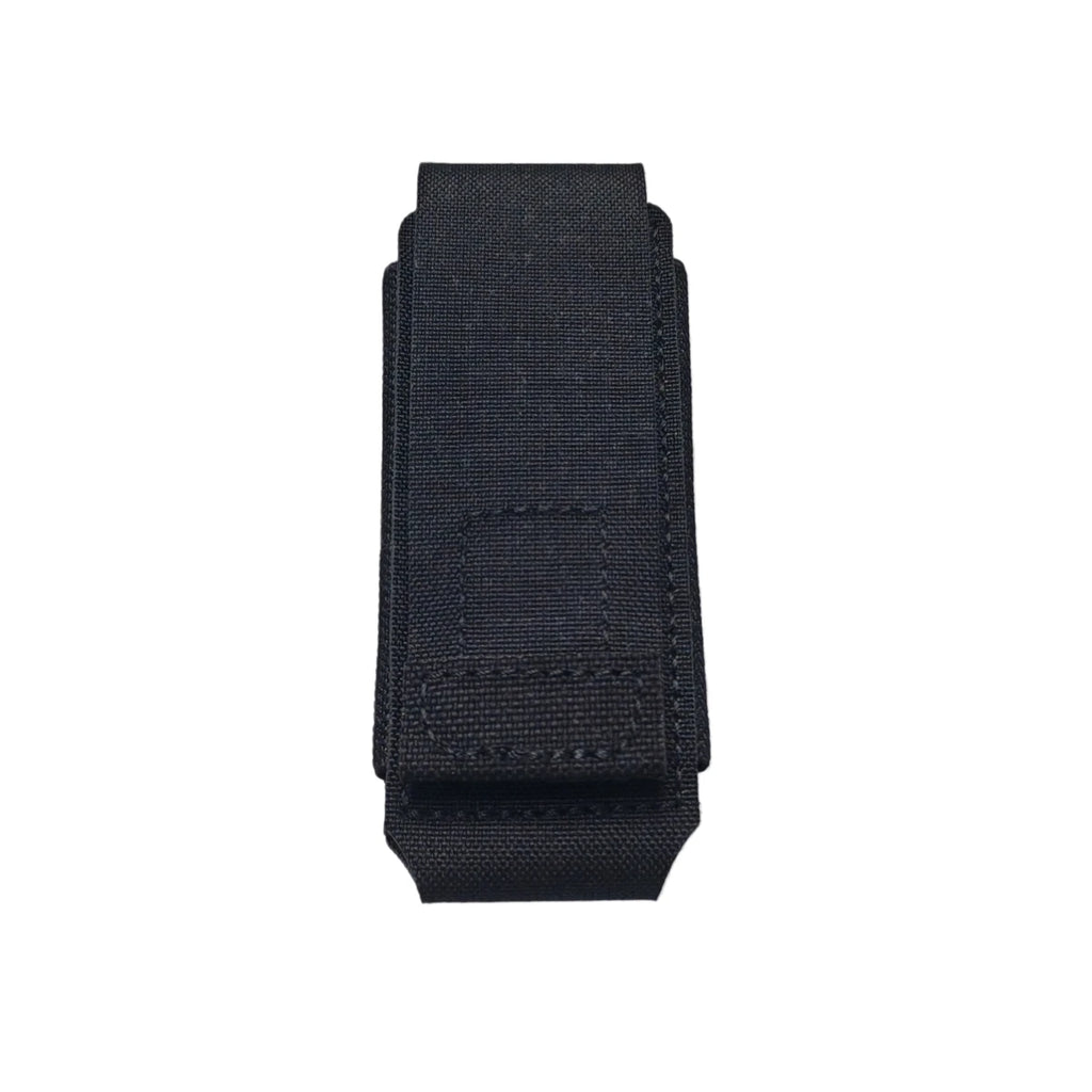 Tactical Slim Utility Pouch Nylon EDC Tool Bag Velcro Flap Fits Various 9mm Magazines for Hiking Camping Outdoor