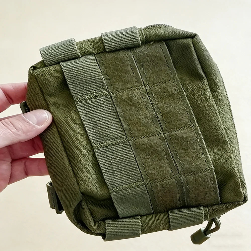 Outdoor EDC Hunting Tatical Molle Pouch Waist Pack Clutch Outdoor Coin Cell Phone Bag Nylon Portable Men Toiletry Bag