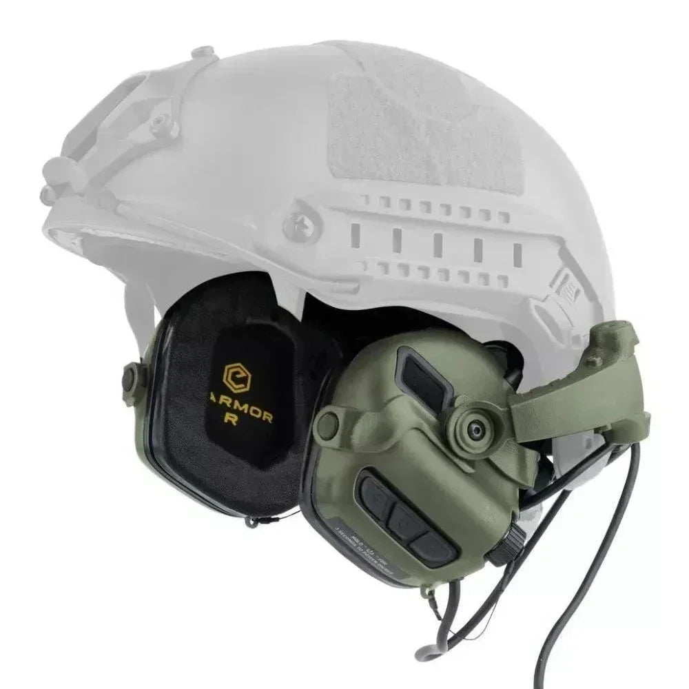 EARMOR Helmet Headphones M32 SE Shooting Earmuffs with M16A Helmet Adapter, Compatible with FAST Helmets Wendy M-LOK ARC Helmets