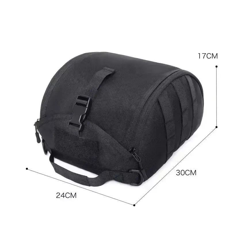 Durable Tactical Helmet Bag with Molle System for Hunting, Combat, and Outdoor Activities