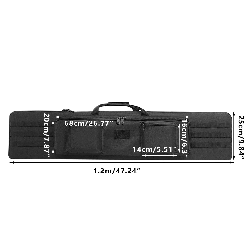 100 120cm Gun Bag Rifle Case Backpack Long Gun Carry Handbag Sniper Airsoft Rifle Gun Backpack Shoulder Bag for Hunting Accessor