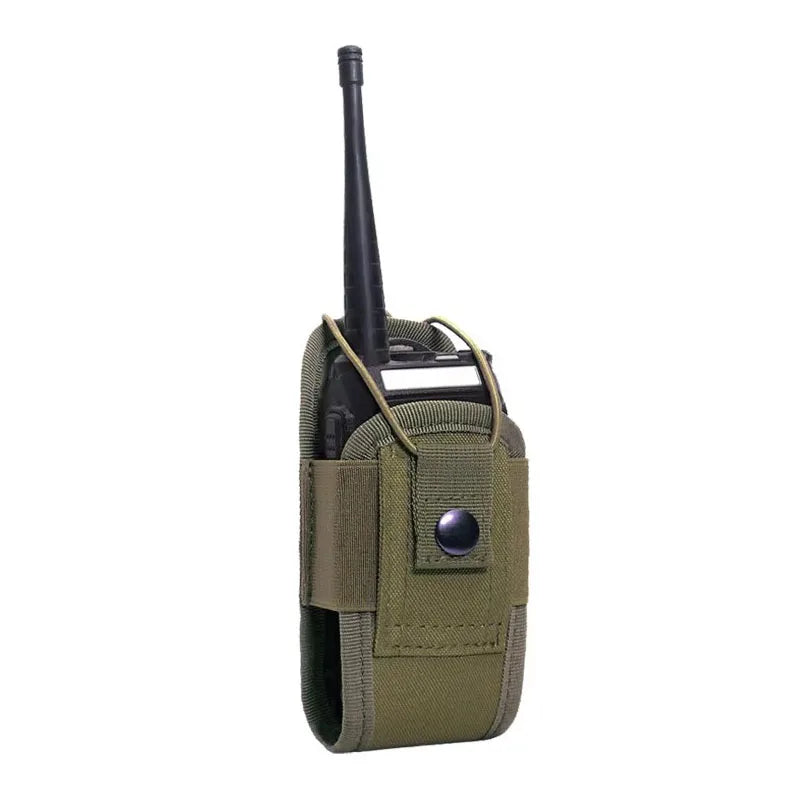 1/2/3/4pcs Nylon Talkie Pouch Tactical Radio Walkie Bag Holder Pocket Portable Interphone Holster Carry Bag Hunting Camping