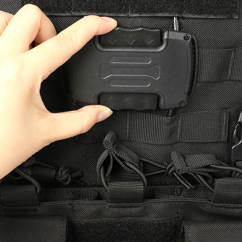ARTEX 8026 Black Tactical Plate Carrier Vest Quick Release MOLLE Modular Gear for Airsoft Paintball Hunting Outdoor Training