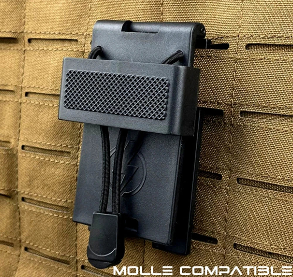 Tactical Radio Holder Radio Pouch for Duty Belt with Belt Clip Law Enforcement Accessories Walkie Talkie Pouch MOLLE Pouch