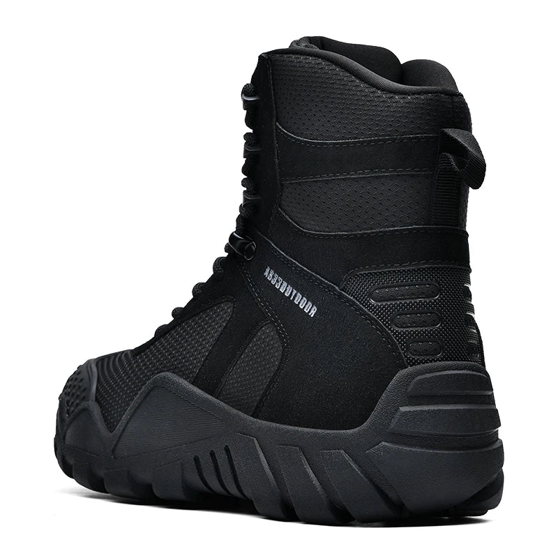 Men Tactical Boots Casual Plus Military Waterproof Lace Up Climbing Shoes Brand Size Safety Army Boot Ankle Outdoor Hiking Shoes