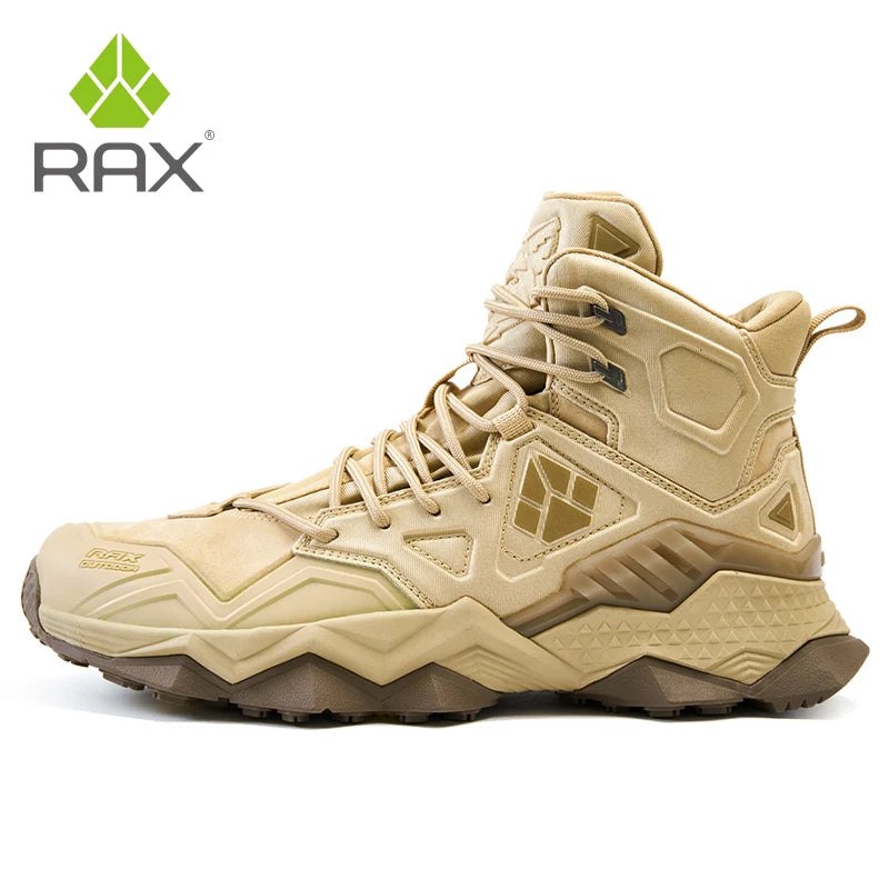 RAX Man Hiking Shoes Wear Resistant Sneakers Non Slip Camping Shoes Men Outdoor Sneaker Spring Autumn Waterproof Shoes