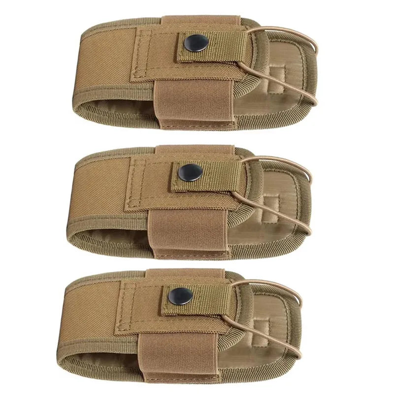 1/2/3Pcs Nylon Pouch Tactical Radio Walkie Bag Holder Pocket Portable Interphone Holster Carry Bag Hunting Camping