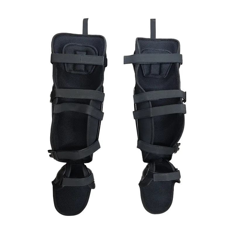 Tactical Leg Armor Guards, Protective Legs Armour Suits, Riot Suits Supplies Full Body Protective Leg and Knee Pads Equipment