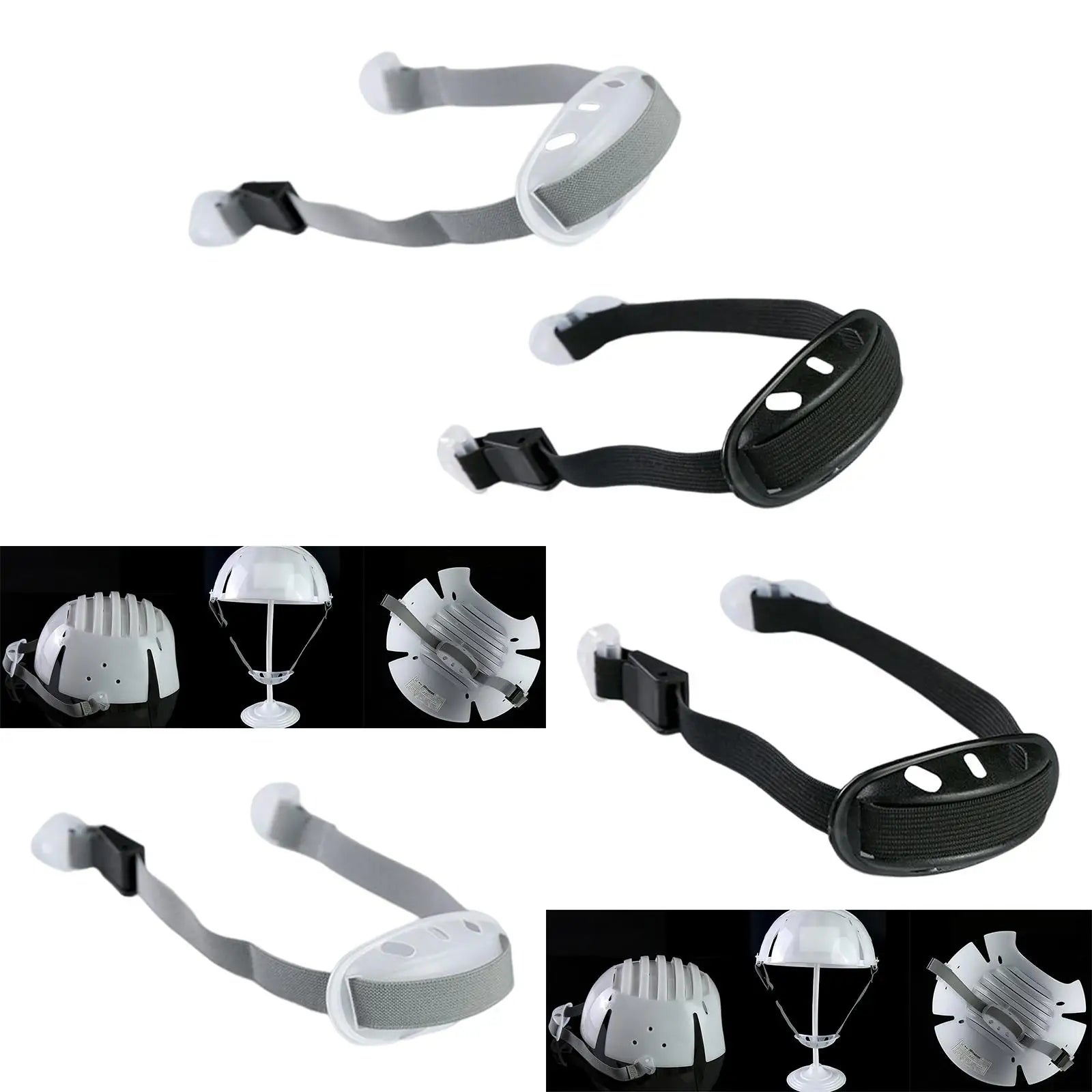 Helmet Chin Strap Chinstrap Easy to Install Hardhat Suspension for Exercise