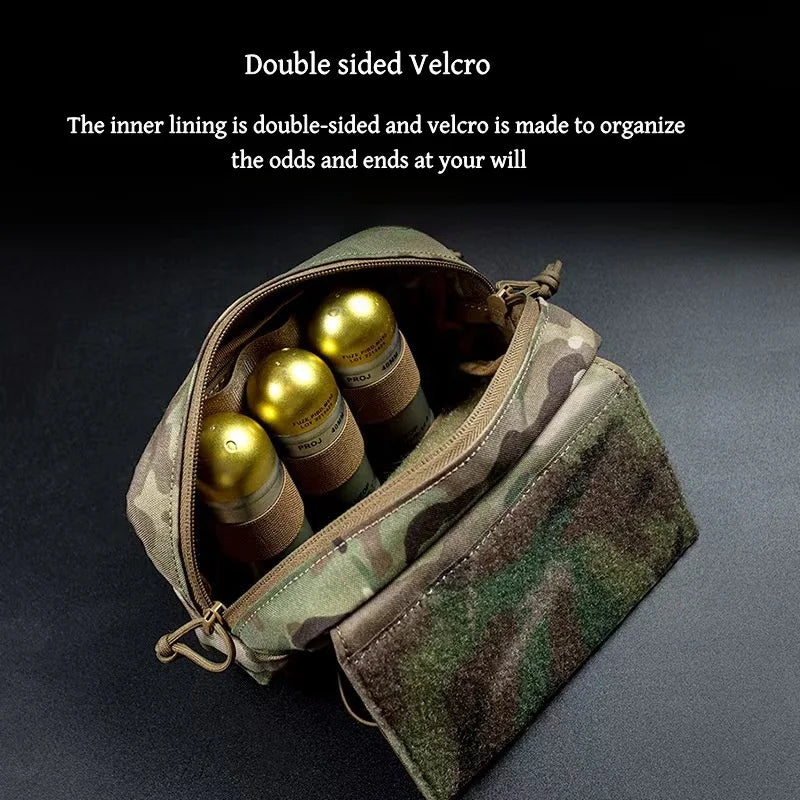 Molle EDC bag, first aid bag, mobile phone bag holder, waist bag, emergency EMT practical tool bag
