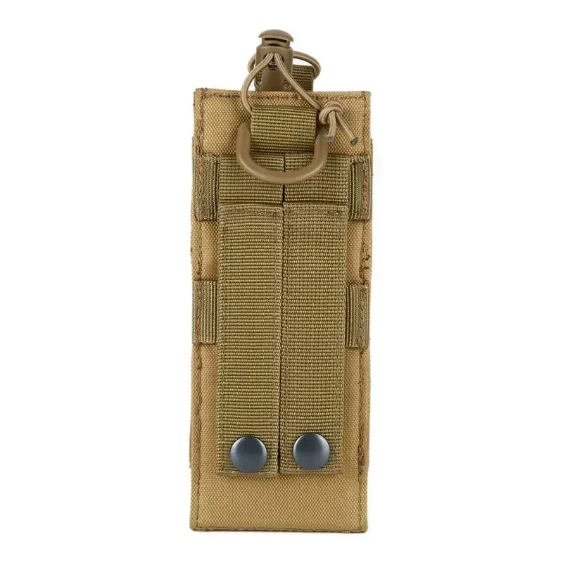 1Pc Molle Water Bottle Holder Pack Travel Camping Hiking Airsoft Walkie Talkie Holster Waist Bag Outdoor Hunting Radio Mag Pouch