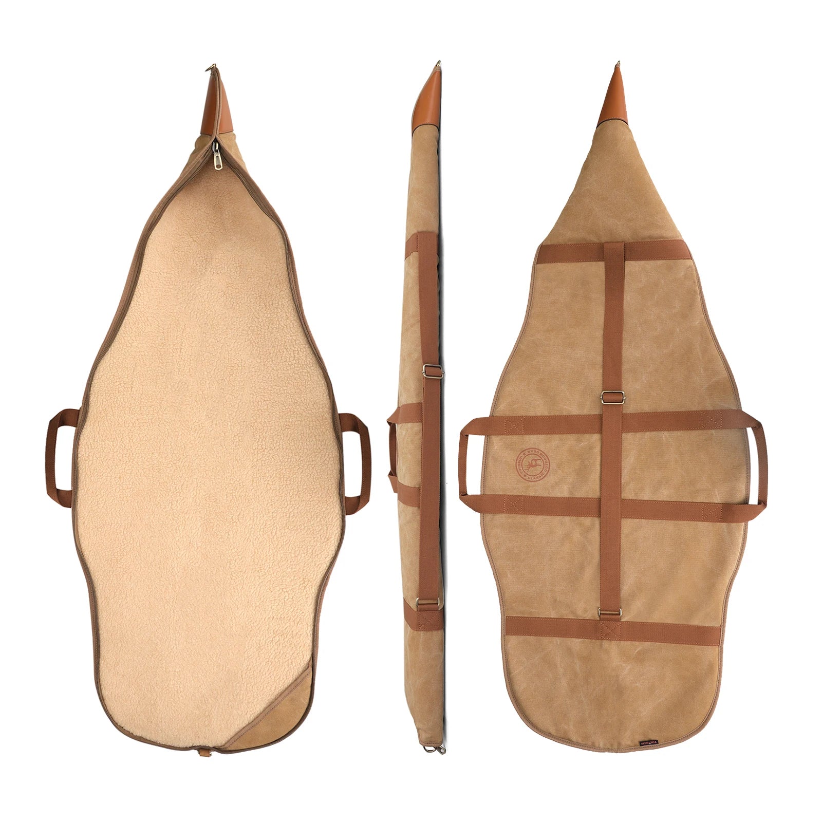 Tourbon Hunting Optical Sight Scoped Rifle Soft Case Shooting Slip Thick Padded Fleece Canvas Gun Protection Bag Gun Accessories