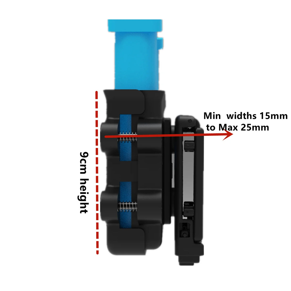 Universal  Magazine Pouch  9mm 10mm .40 .45 Caliber Dual & Single Stack Magazine  holster   belt clip Mag pouch、