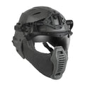 Wendy 3.0 Tactical Full Protection Helmet with Flip Goggles Ear Cover Mask for Hunting Airsoft Paintball CS Game Training