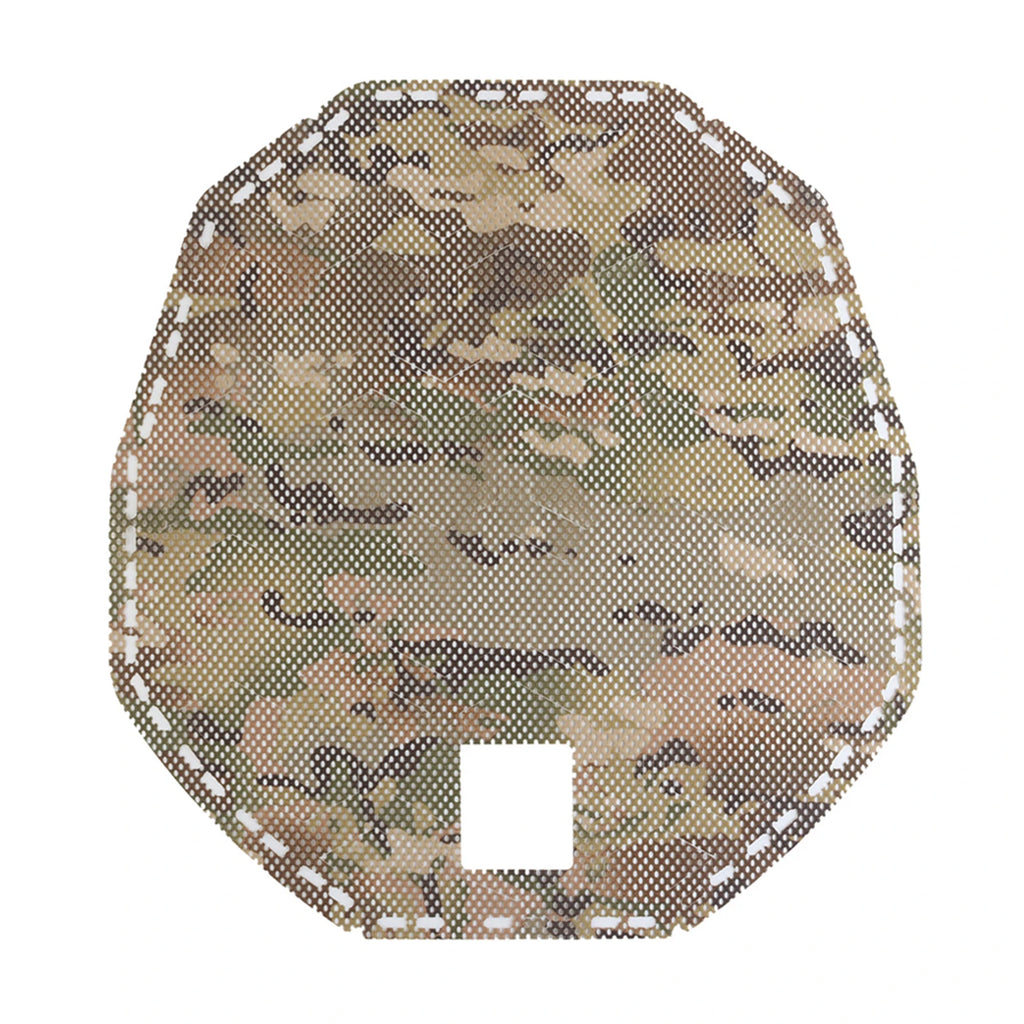 Lightweight Camo Helmet Cover Elastic Rope Fixed Mount Irregular Leaves Shape & Versatile for Outdoor Combat Training