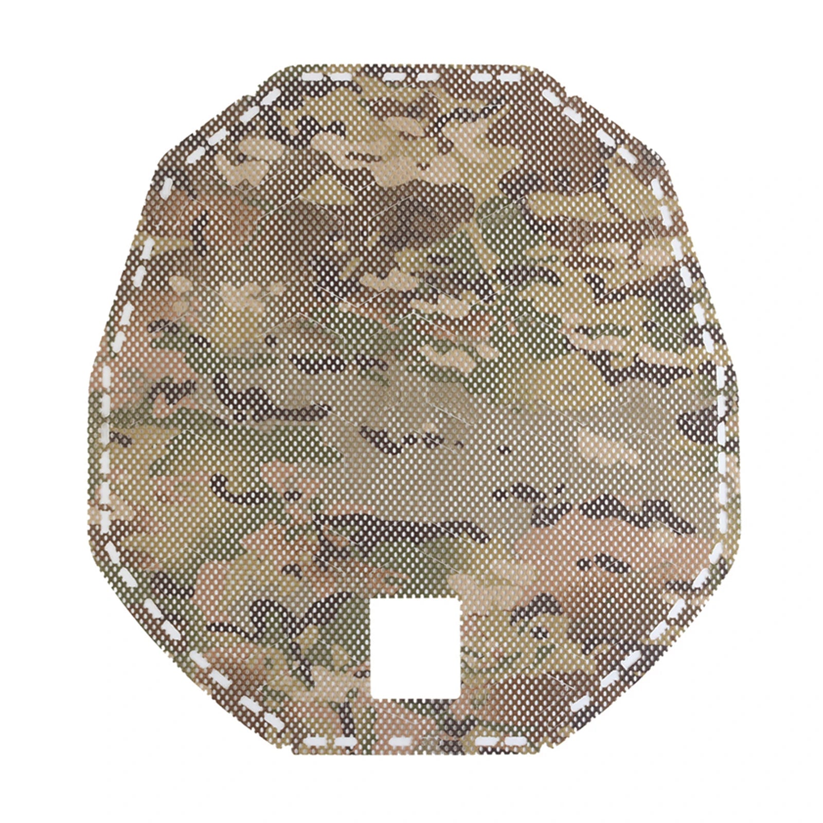 Lightweight Camo Helmet Cover Elastic Rope Fixed Mount Irregular Leaves Shape & Versatile for Outdoor Combat Training