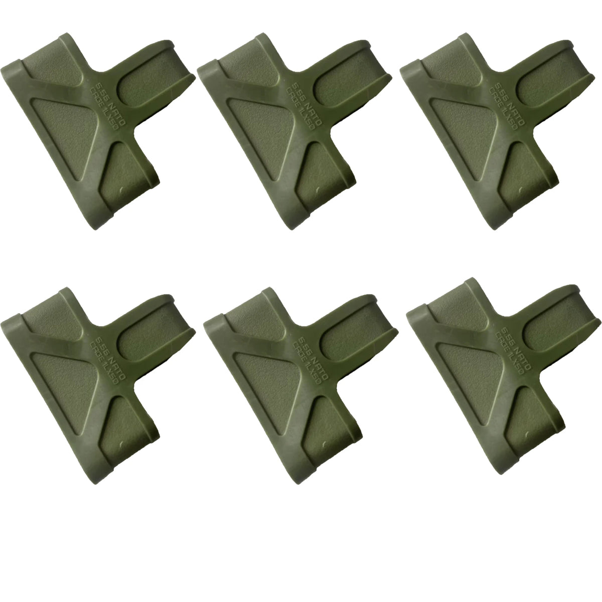 1-12X Outdoor Tactical AK 5.56 Rubber Cage Loop Pull Magazine Rubber Glove Sleeve Cover For M4 M14 M16 Fast Mag Protective Case