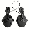 Tactical Helmet Mounted Headphones Active Noise Canceling Electronic Hearing Protection for Shooting Hunting