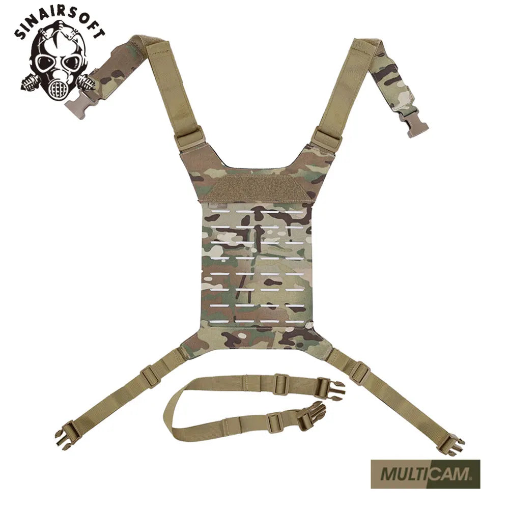 Tactical D3 SS MK Chest Rig Hunting Airsoft Molle Vest Chest Rig Strap Universal Vest Back Panel Equipment Accessories