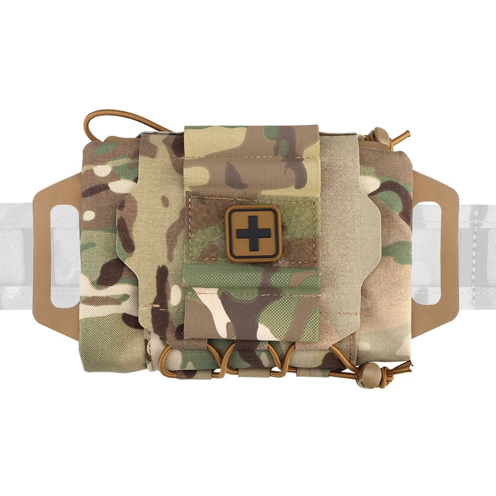 IFAK Tactical First Aid Kit MOLLE Rapid Deployment Outdoor Hunting Camping Survival Emergency Medical Pouch Combat Belts Gear