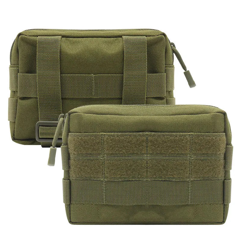 Utility MOLLE Tactical Admin Pouch Outdoor 600D Nylon EDC Tool Organizer Bag for Camping Hunting Hiking Backpack Vest Accessory