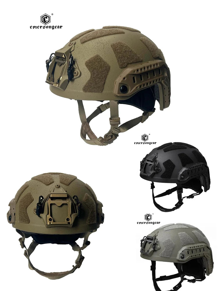 Fast SF Ultra High Cut Tactical Helmet Head Protective Gear Guard Airsoft Headwear Hunting Cycling Electric Scooter Combat 캠핑