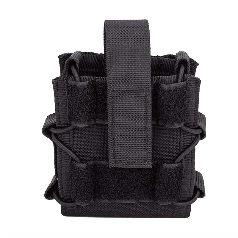 Tactical Handcuff Holster MOLLE Compatible Handcuff Pouch Elastic Adjustable Handcuff Carrier,Security Guard Gear Accessory