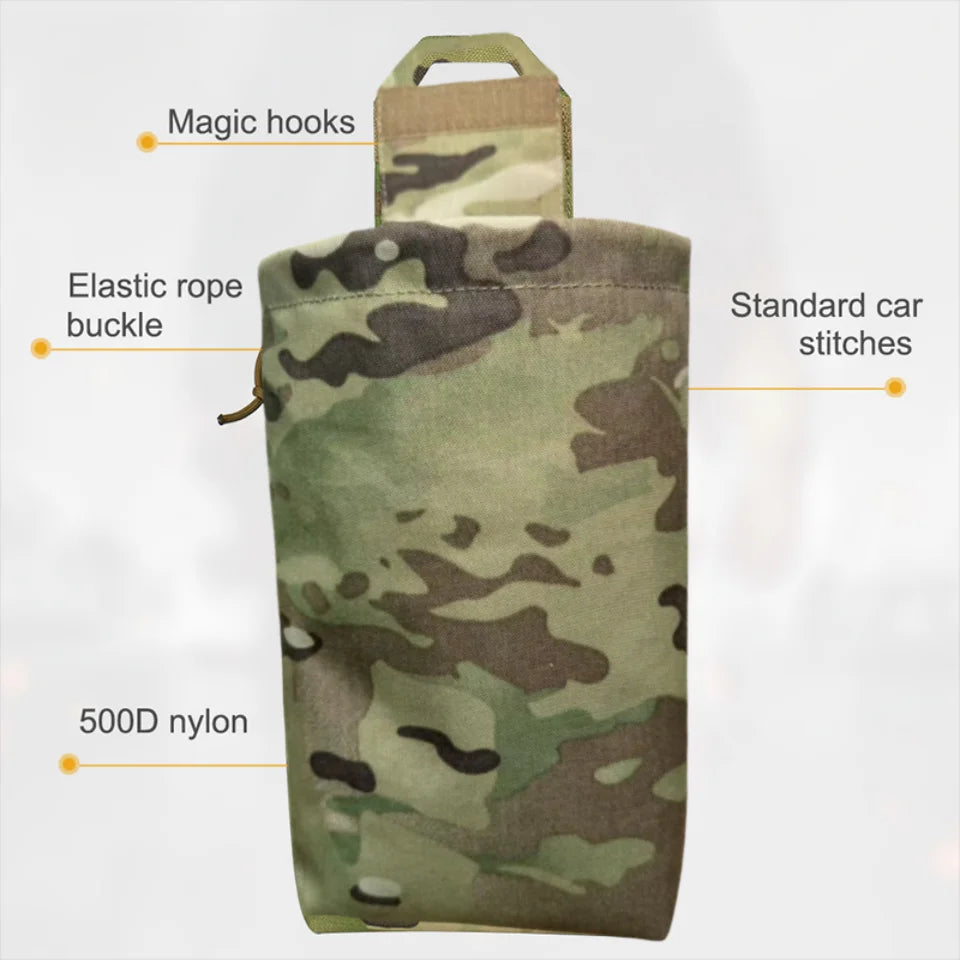 Molle Tactical Foldable Recycling Bag Dump Pouch MOLLE Drop Pouch durable Mini Magazine Utility Pouch