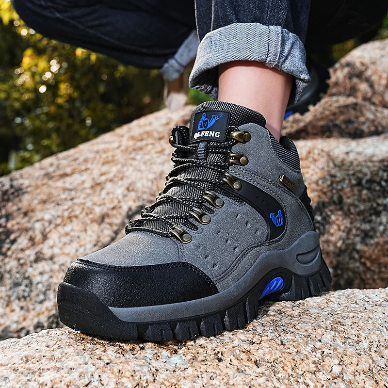 Men's Military Tactical Boots Army Boots Men Side Zipper Military Boots Men Anti-Slip Ankle Boots Work Safety Shoes Hiking Shoes