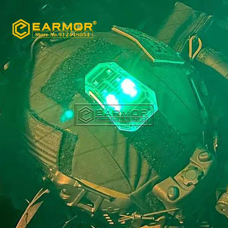 OPSMEN Survival Flash Light Multi-function Explosion Flash Light Working Distress Marker Functional Strobe Light IR Light
