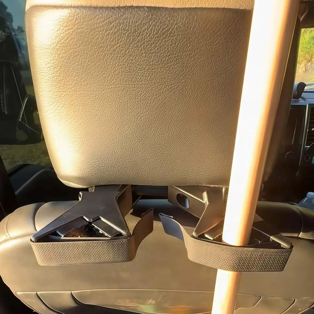 Universal Seat Back Gun Rack Easy To Install Vertical Guns Holder Sling Organizer for Trucks Cars SUVs Hunting Rifles Shotguns